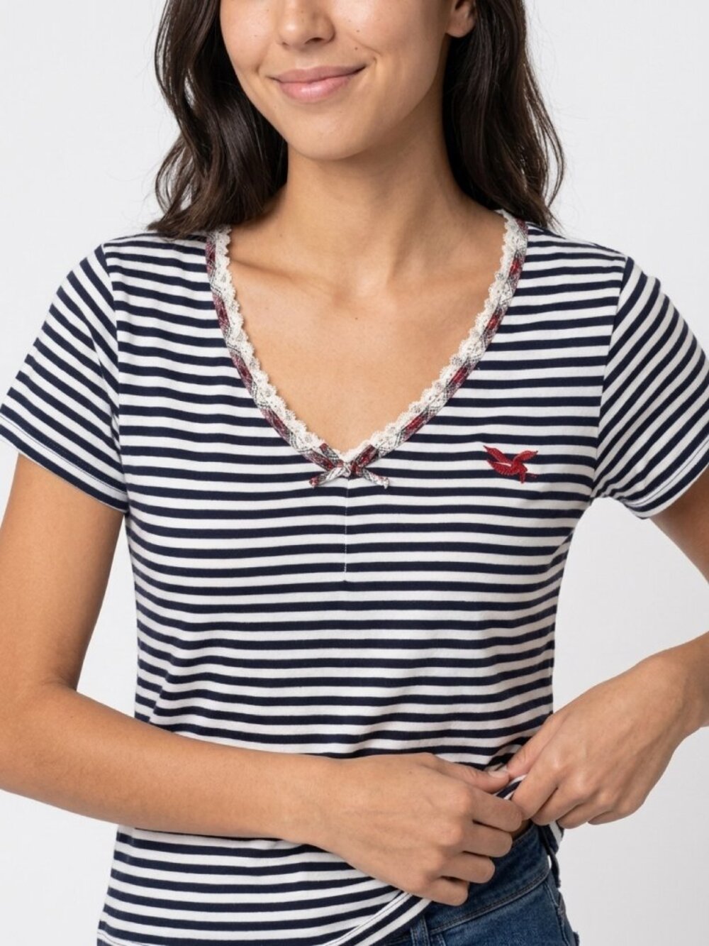 AMERICAN LIVING, Striped T-Shirt, Size L